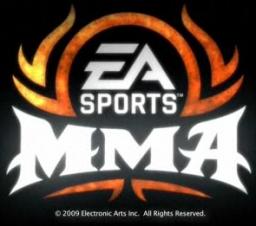 EA Sports MMA Title Screen